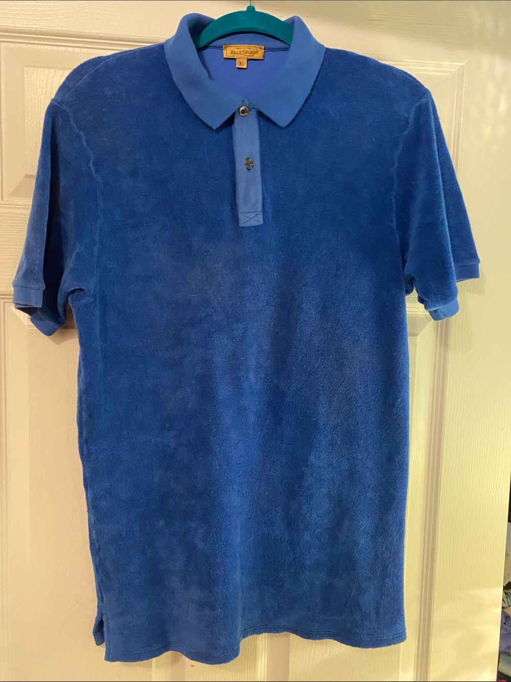 Paul Stuart Royal Blue Terry Polo